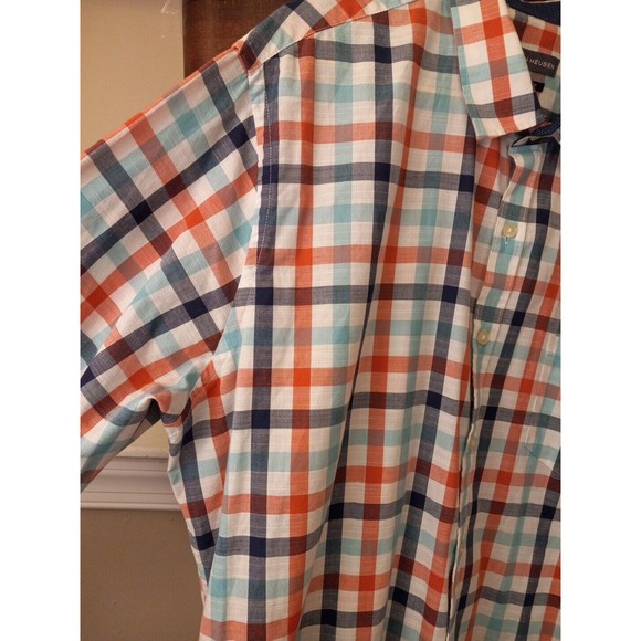 Van Heusen Striped Long Sleeve Slim Fit Button Down Shirt Size XXL 18-18 1/2 - Picture 2 of 16